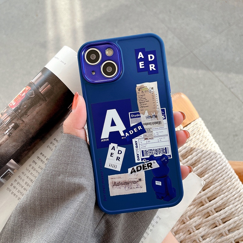 Soft case Pelindung Kamera Bahan TPU Warna Biru Untuk iphone 11 12 13 pro max x xs xr xsmax 7 8 plus