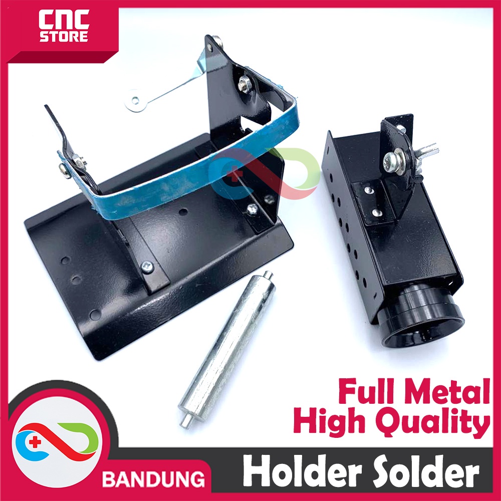 STAND SOLDER DUDUKAN SOLDER HOLDER TIMAH FULL METAL TEMPAT SOLDER HQ