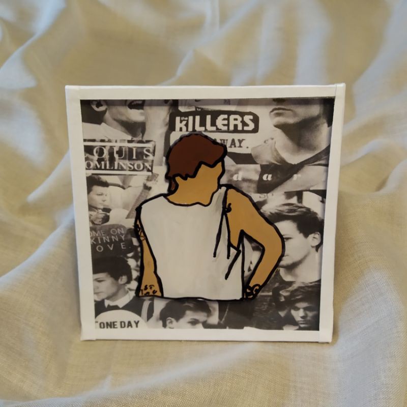 

louis tomlinson acrylic painting