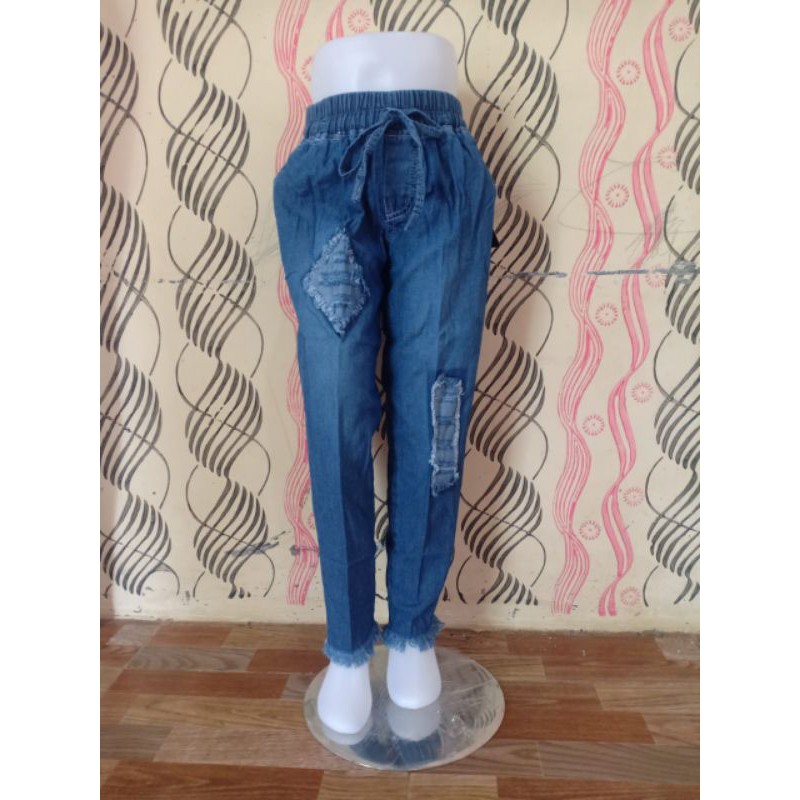 BAGGY PANTS RAWIS JEANS ANAK:5--7 THN