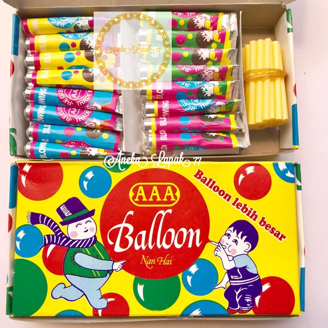Balloon AAA balon ballon tiup mainan jadul plembungan seru  Asli Original
