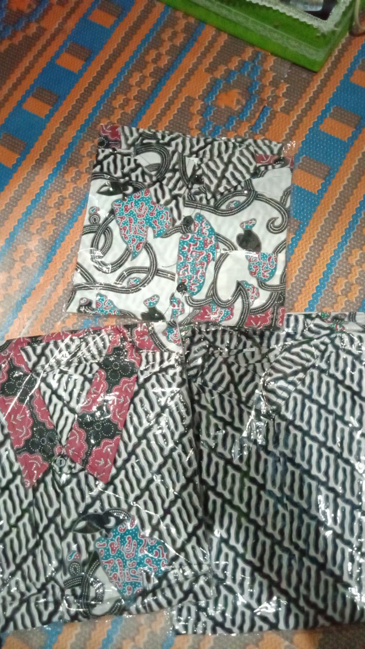 Couple Keluarga Morena Gandes Apsari Batik Tunik Sekar Jagat Seragam Hem Kemeja (bisa Cod)