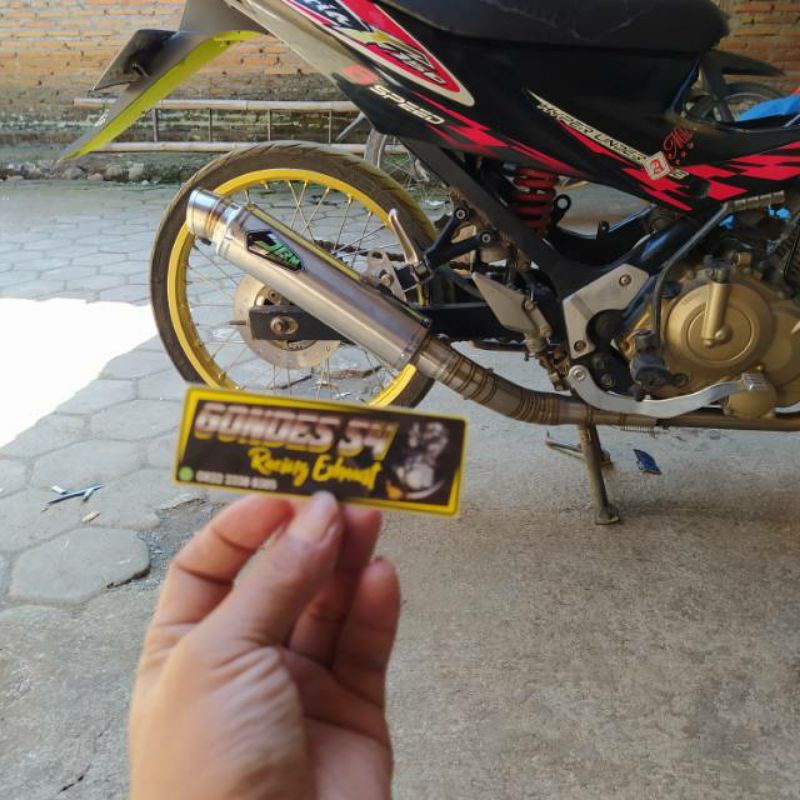 KNALPOT RACING JRM BUAT SATRIA FU KARBU &SATRIA FU INJEKSI