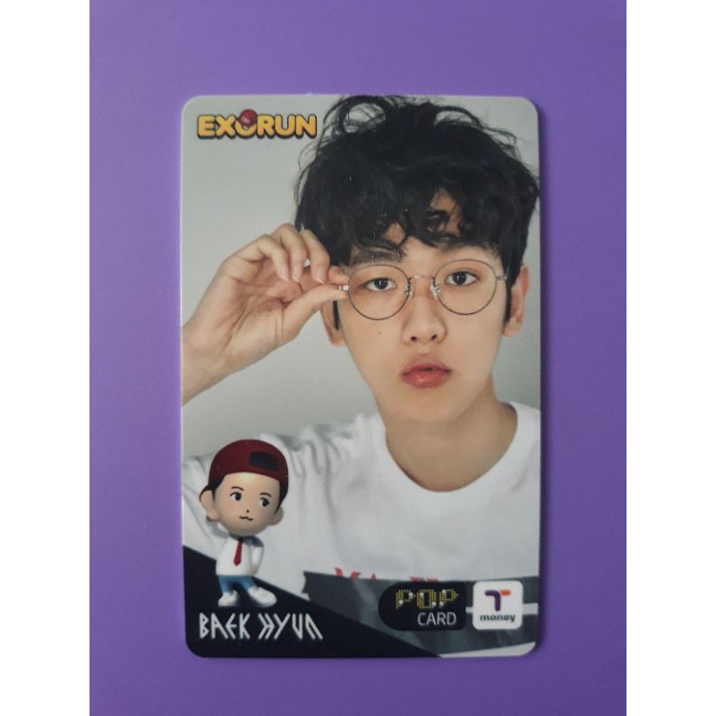 EXO Baekhyun PC Photocard T-Money Official
