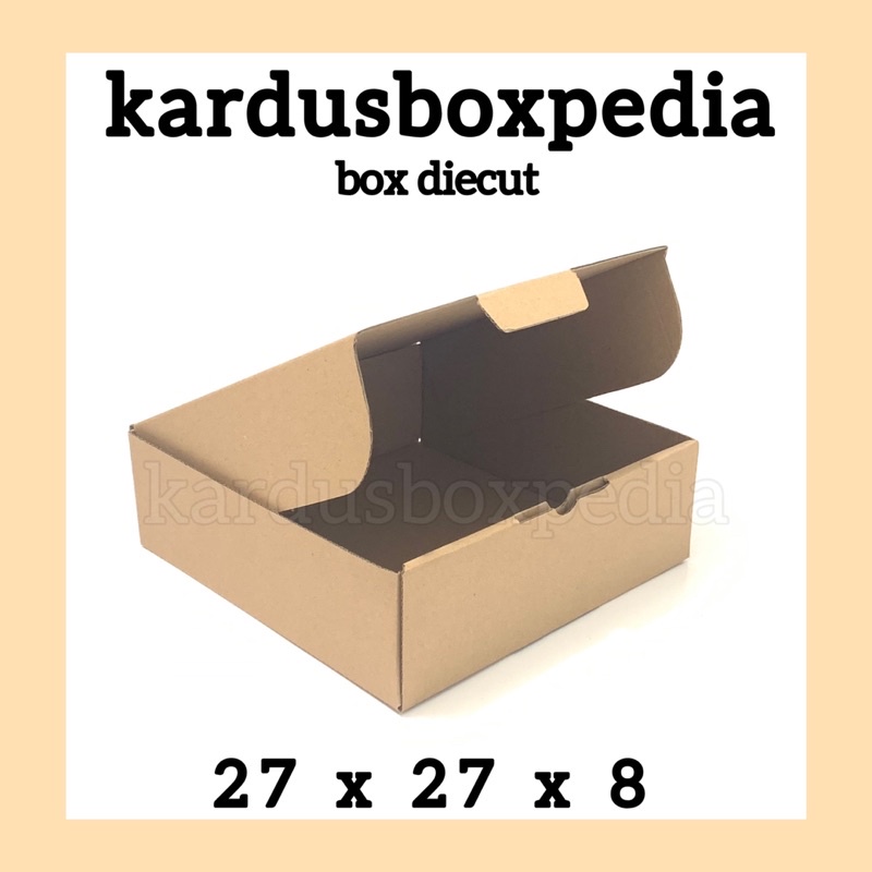 

corrugated box 27x27x8 box diecut/box pizza packing