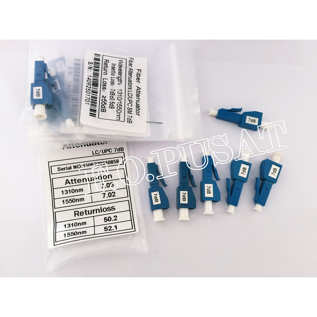 Attenuator LC 7dB FO/FIBER OPTIK - 7dB