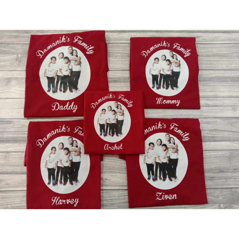 TERLARISS KAOS ULANG TAHUN FAMILY/ KAOS CUSTOM ANAK / KAOS FOTO /KAOS COUPLE