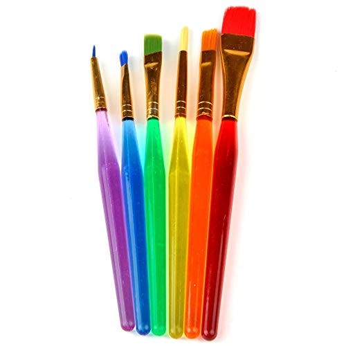 

6 PCS KUAS ARTIST BRUSH / KUAS RAINBOW / KUAS LUSTRE DUST FONDANT / KUAS LUKIS / KUAS BUBUK / KUAS GAMBAR / KUAS SERBAGUNA / KUAS CLAY CRAFT / KUE