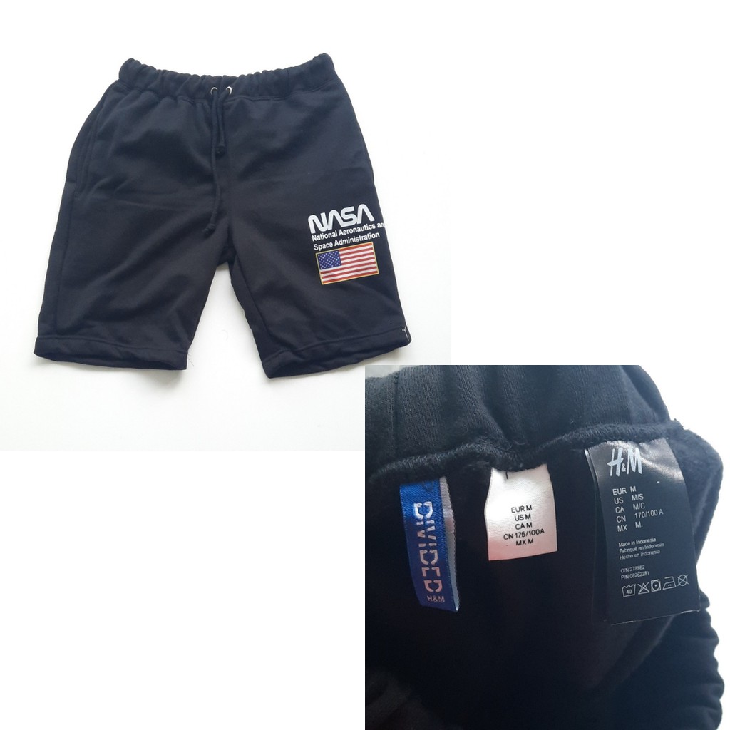 Short Pants H&amp;M Nasa / Celana Pendek Hnm Celana Pria Bawahan Pria Celana Hnm