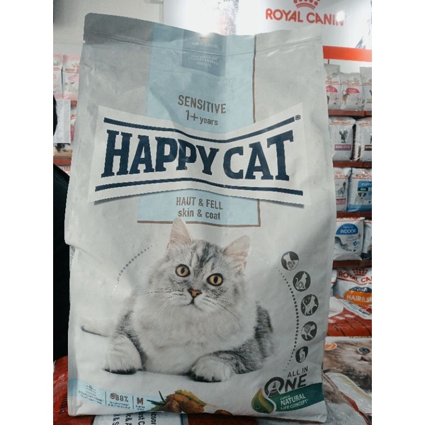 Happy Cat Skin&amp;Coat kemasan 4kg