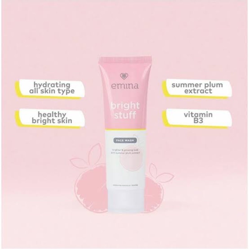 EMINA BRIGHT STUFF FACE WASH / EMINA CLEANSER / EMINA SABUN CUCI MUKA