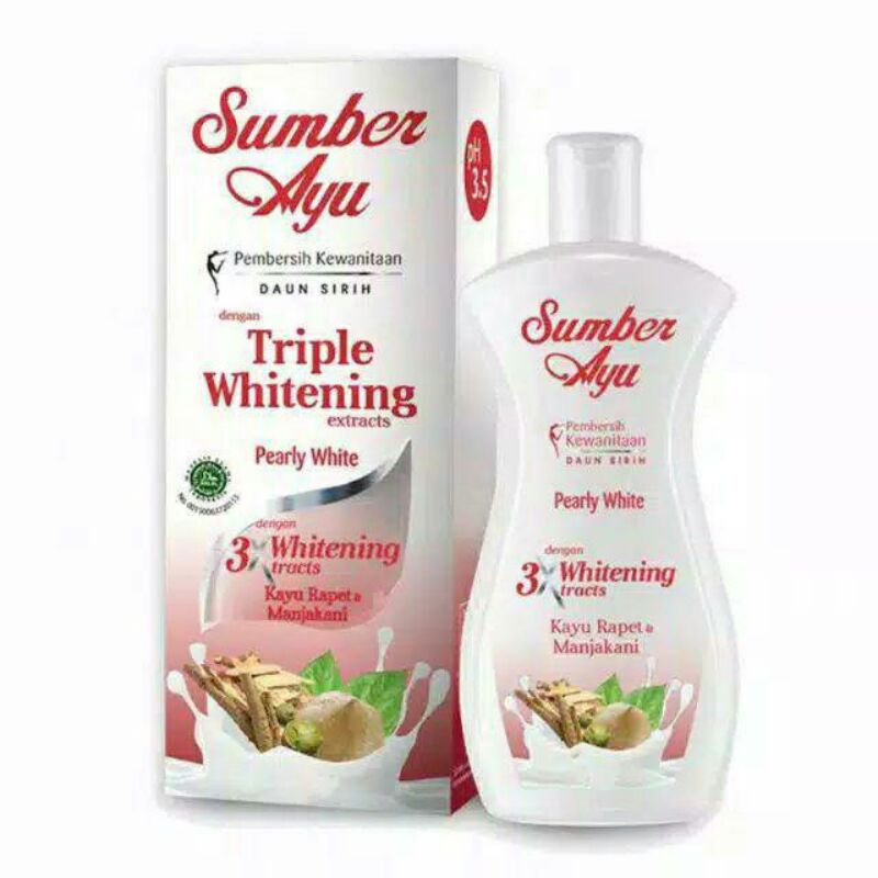 SUMBER AYU TRIPLE WHITENING PEARLY WHITE 200ML