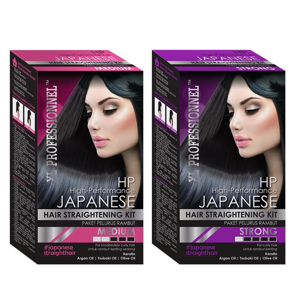 Xl Professionnel Japanese Hair Straightening Kit {Medium/Strong}