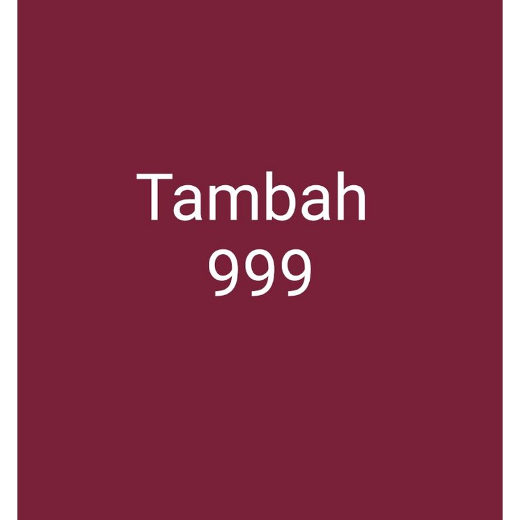 

tambahan order