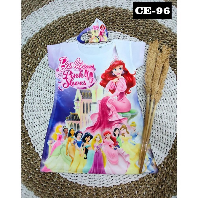 Dress Scuba Anak Printing - Dress Import Anak Scuba