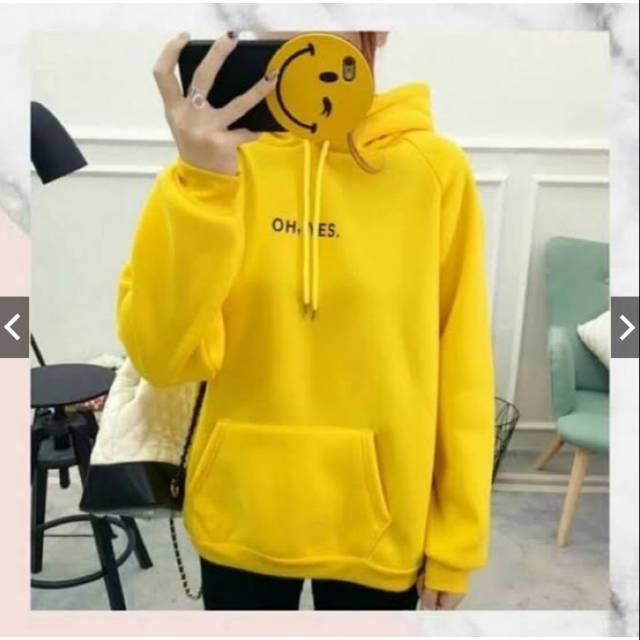 Happy Shopping Fashion Sweater Hoodie XL Wanita OH Yes Korea