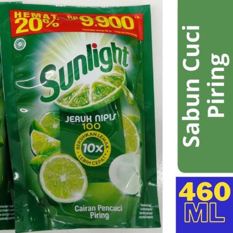 Jual Sunlight Sabun Cuci Piring Jeruk Nipis 460ml | Shopee Indonesia