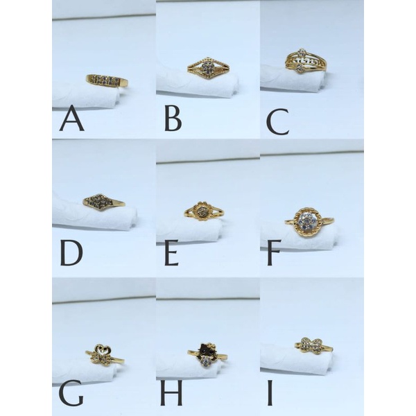 New-Cincin Anak/Balita/bayi bisa DIATUR Permata Zircon Anti Karat