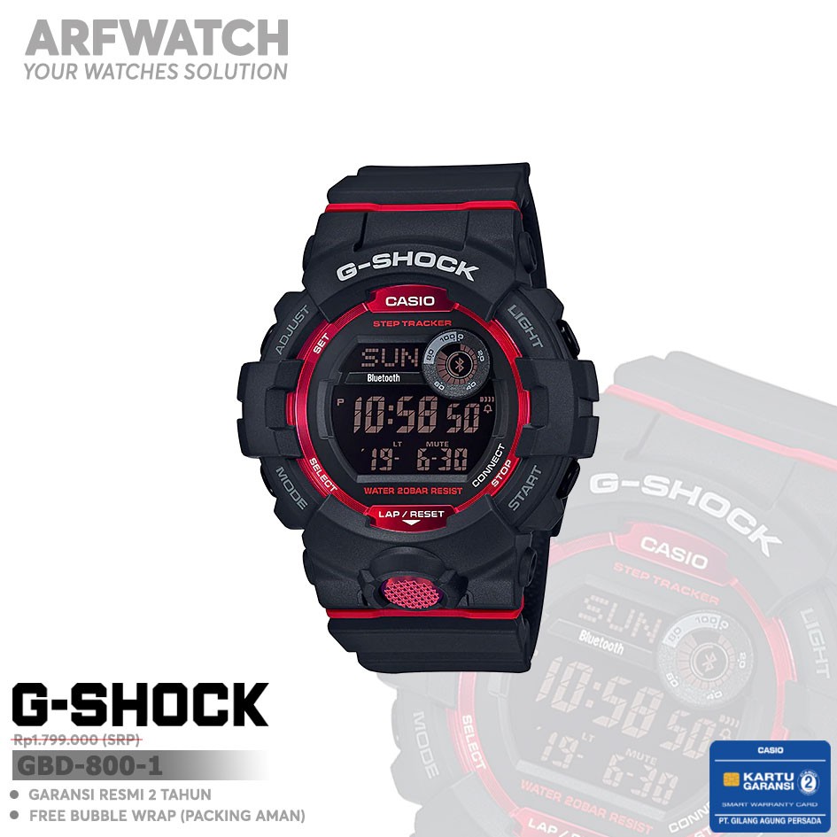 Casio G-Shock GBD-800-1 / GBD-800-1DR Original