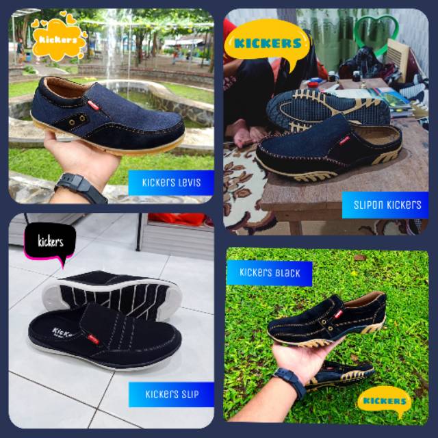 Kickers sepatu  sandal sepatu  pria sepatu  cowok sepatu  slop 