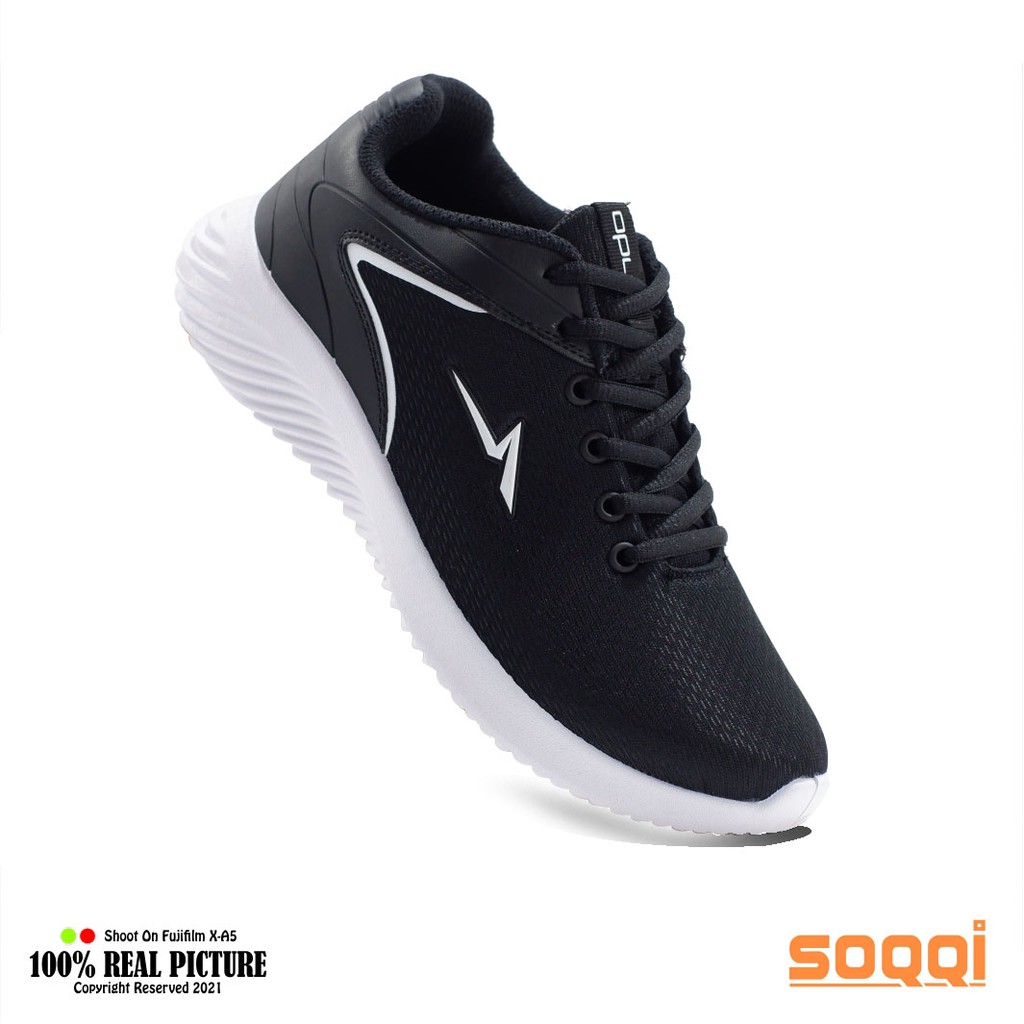 Sepatu pria tali original Ando ZENS - BOAZ model running sneakers olahraga 39-43