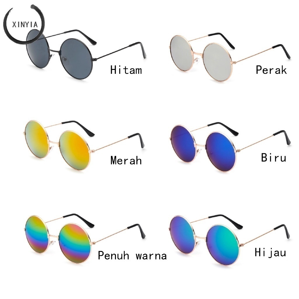 Kacamata Wanita Korean Fashion Eyes Metal Frame Men Women Eyewear Glasses Sunglasses