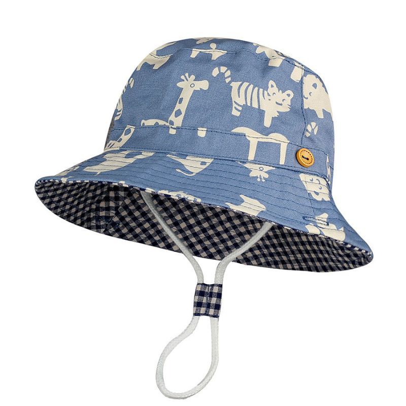 Bucket hat HIGH QUALITY Dino Navy UnserSea Topi pantai bayi 0-2 thn Import CBKS VC