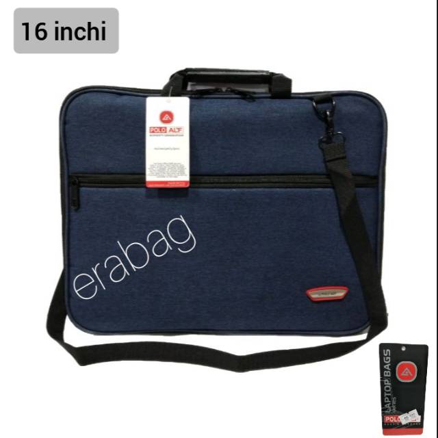 Tas laptop selempang jinjing polo 14/16 inchi 6296