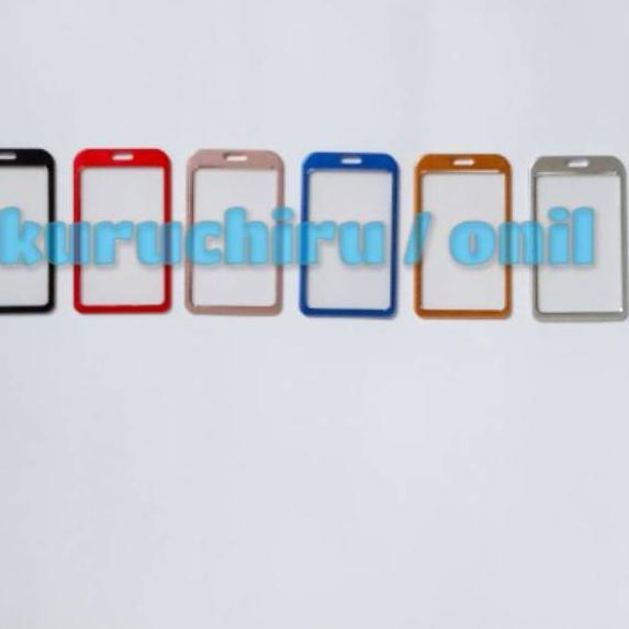 

Hot - Aluminium ID Card Holder / Tempat kartu aluminium tanpa tali .