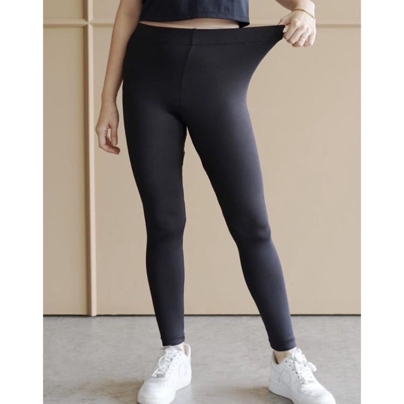 Legging Bahan Spandek Jersey Licin / Celana Legging Olahraga