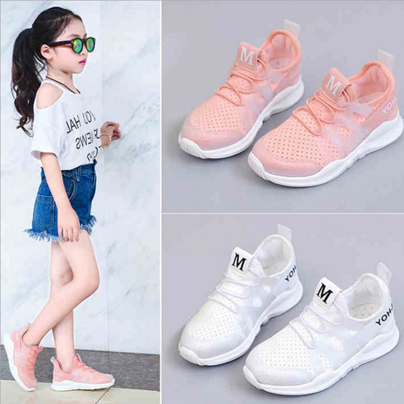 Sepatu Casual Anak  Laki laki Perempuan  Model  Lace Up 