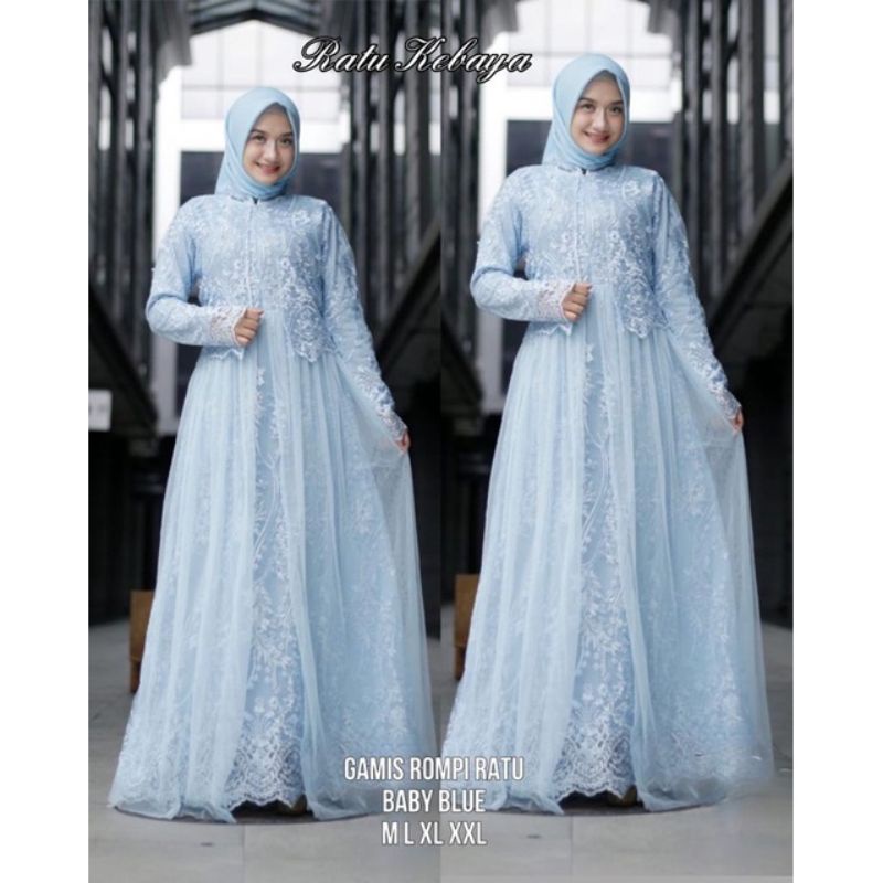 Gamis Tile Sabrina / Gamis / Gamis Kebaya Modern / Gamis Tile / Gamis Brokat / Gamis Kondangan / Gamis kebaya / Gamis Lamaran / Gamis Wisuda / Gamis Tile Terbaru