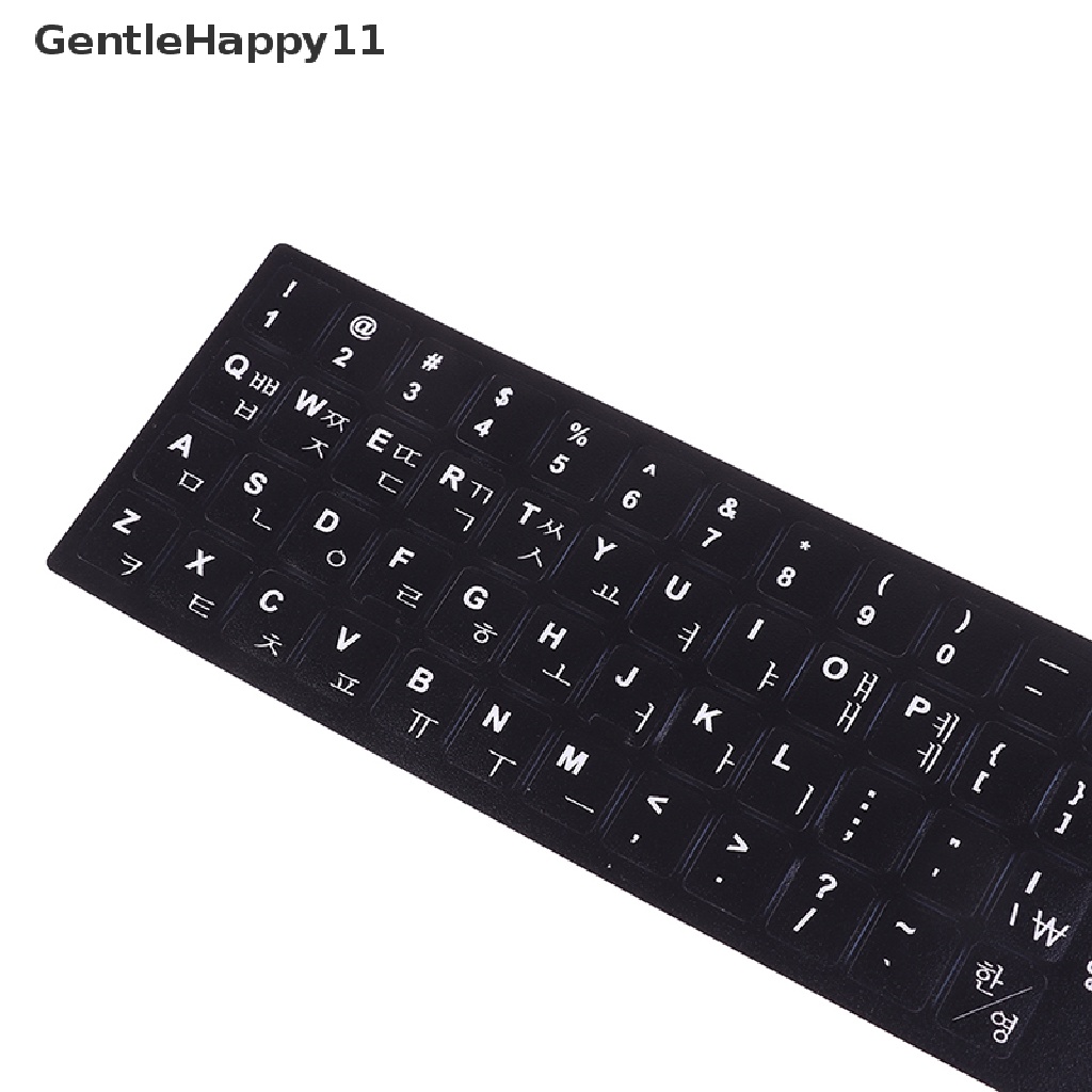 1pc Stiker Pelindung Keyboard Motif Print Gaya Korea