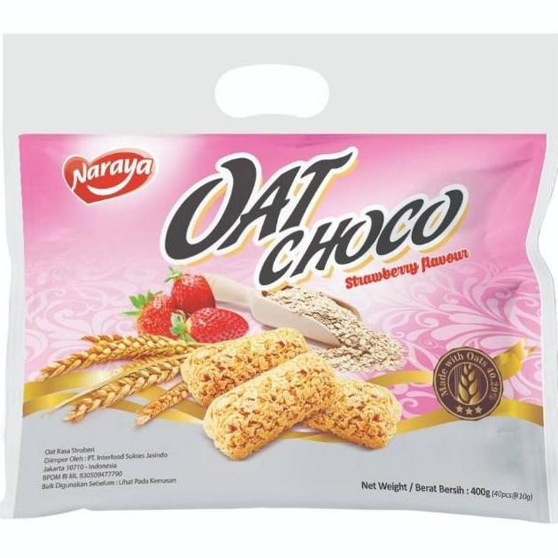 

Cuci Gudang Awal Tahun Naraya Oat choco strawberry [400 gr] Cuci Gudang Awal Tahun
