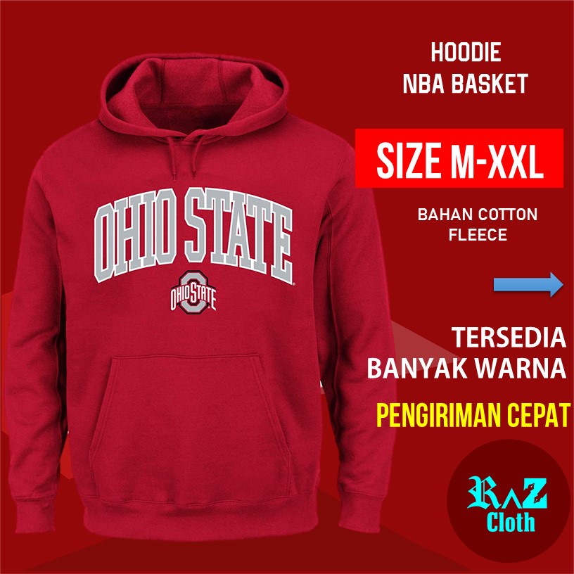 Hoodie Basket Jaket Basketball Ohio State Nba Team International Jersey