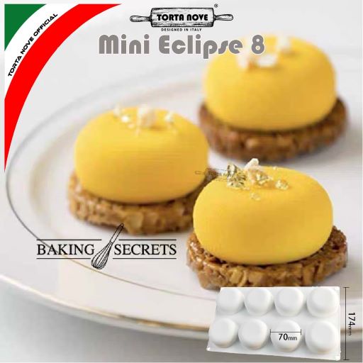 [COD] Cetakan kue / Cetakan silikon / MINI ECLIPSE 8 / Cetakan Cheese cake Neopolitan / Cetakan mirr