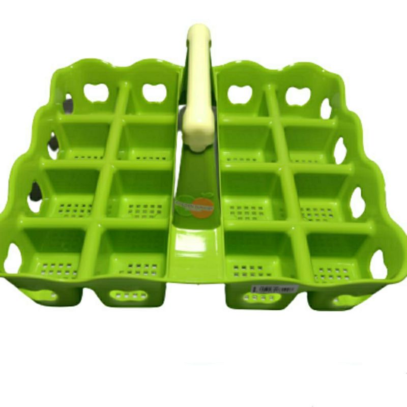 Tempat Aqua Gelas Rak Keranjang Plastik