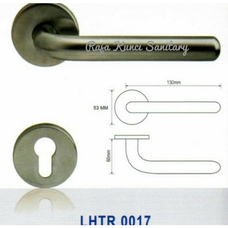 Handle Pintu Roses Dekson SUS 304/DEKKSON  LHTR 0017SSS/Gagang Pintu/Handle Pintu/Tarikan Pintu