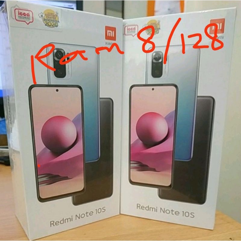 BARU redmi note 10S NFC ram 8/128 grs Resmi segel Bukan Repack promo