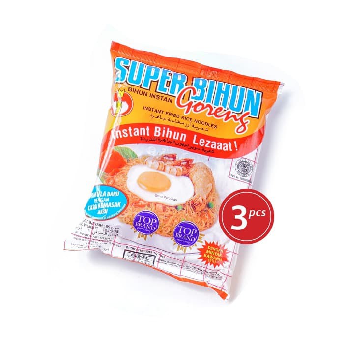 Super Bihun Goreng Cap Atoom Bulan / Atom Bulan (3 pcs)