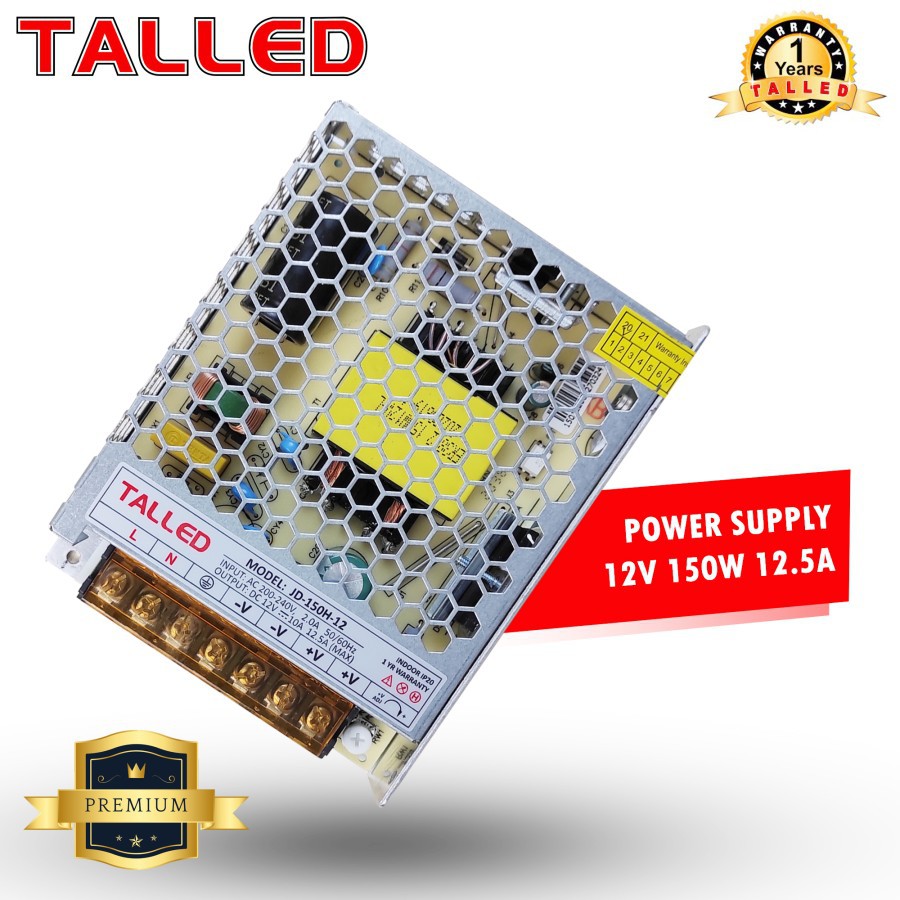 TALLED POWER SUPPLY 12V 3A 5A 8A 10A 12A 20A 25A 30A 33.3A INDOOR LINK