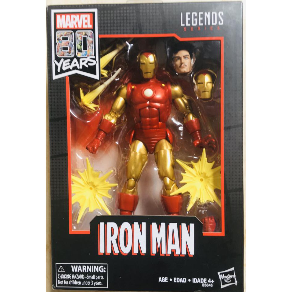 marvel legends iron man 80th anniversary
