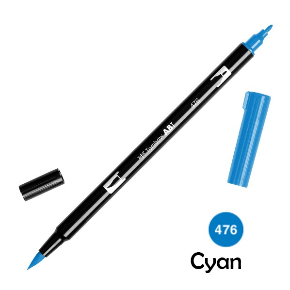

ABT Tombow Dual Brush Pen - 476 Cyan