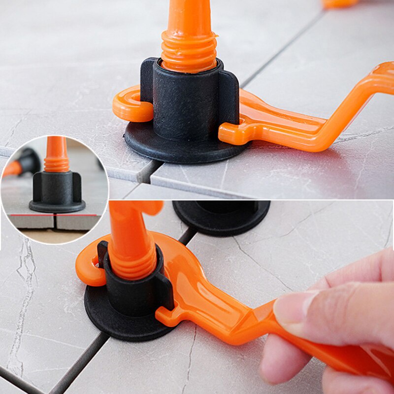 50PCS/SET Solid Tile Leveling Set - Alat Bantu Meratakan Pemasangan Keramik