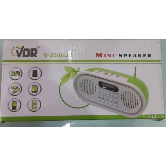 Music box kotak musik mp3 player Speaker VDR V-2300ur