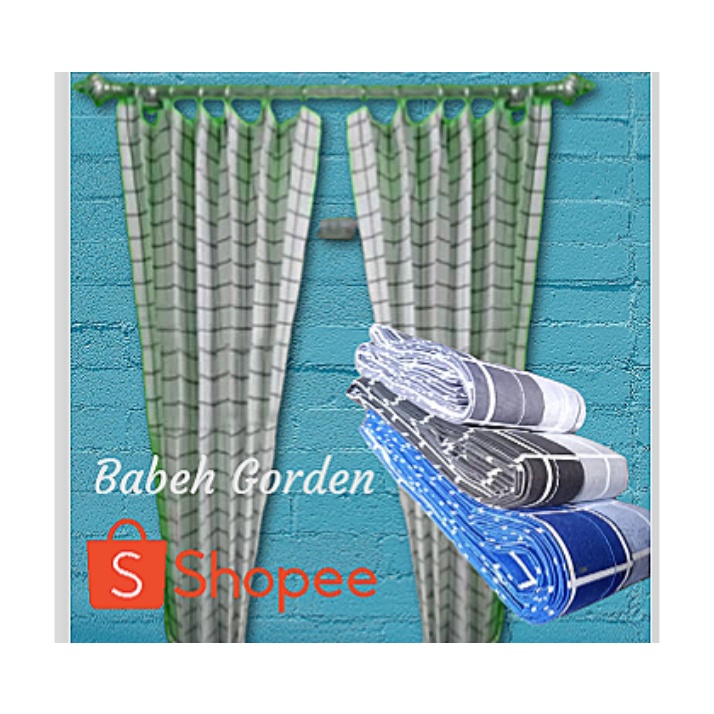 Gorden Biasa Gorden Cantol Kawat Gorden kotak Kotal Model Cubit Biasa Garden Murah Plisket