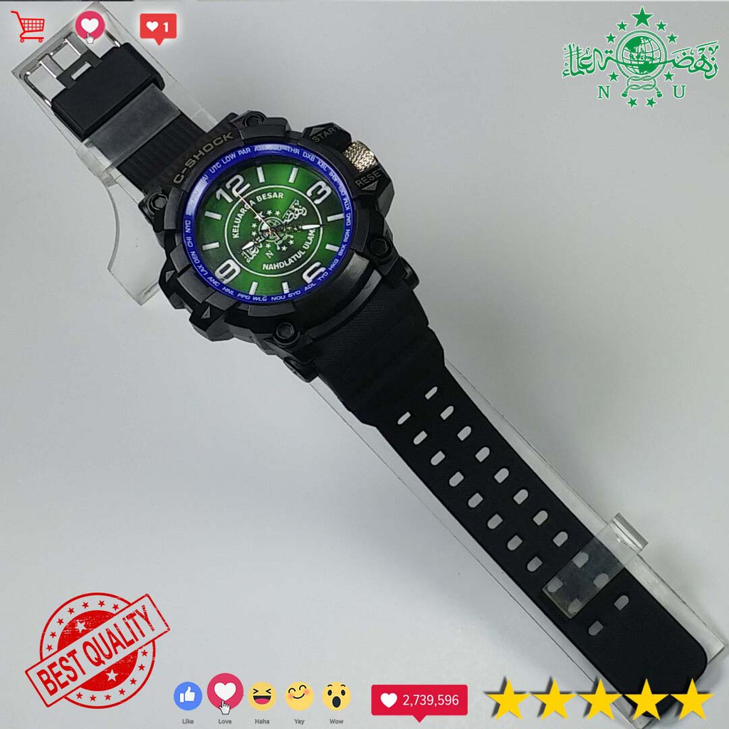 (LIMITED EDITION) JAM TANGAN NAHDLATUL ULAMA {LIST BIRU}