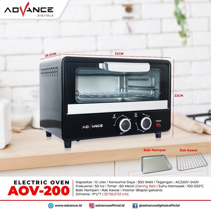 OVEN ADVANCE AOV-200 12 Liter Original