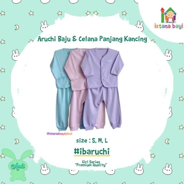 Aruchi Celana Panjang - Warna New Born (0-3 bulan)/Celana bayi/Aruchi celana bayi/pakaian bayi