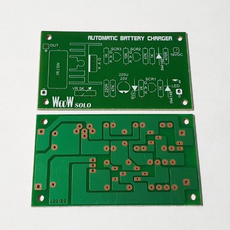 5Pcs PCB Automatic Battery Charger - Charger Aki Otomatis 6V-12V-24V